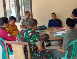 Jaga Kondusifitas, Bhabinkamtibmas Polsek Parung Panjang Sinergi dengan TNI