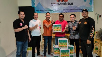 Alhamdulillah, PT Raden Real Lestari Berikan 44 Bingkisan ke Jaringan Jurnalis Bogor