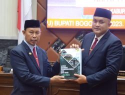 Terima LKPj Bupati Bogor tahun 2023, Ketua DPRD Rudy Susmanto Mengapresiasi Karena Tepat Waktu