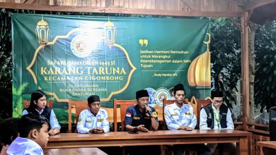 Konsisten Safari Ramadhan, Katar Kecamatan Cigombong Gelar Bukber dan Santuni Yatim Piatu