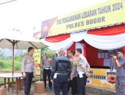 Cegah Adanya Kendala, Kapolres Bogor Cek Kesiapan Pospam Operasi Ketupat Lodaya 2024