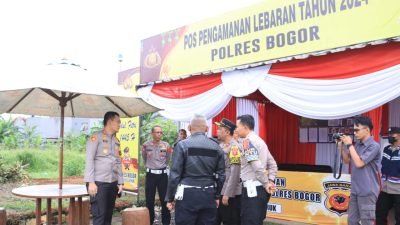 Cegah Adanya Kendala, Kapolres Bogor Cek Kesiapan Pospam Operasi Ketupat Lodaya 2024