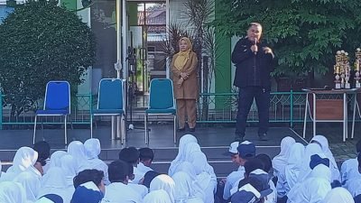 Ketua PWI Kabupaten Bogor Ajak Siswa SMPN 1 Bojonggede Bijak Bermedsos