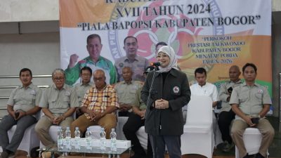 Juara Liga Taekwondo Piala Bapopsi Kabupaten Bogor Otomatis Raih Tiket O2SN Jawa Barat