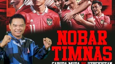 Euforia Garuda Muda, Warga Kabupaten Bogor Semarak Gelar Nobar Semfinal Piala Asia 2024