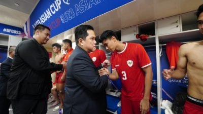 Erick Thohir Sanjung Debut Timnas Garuda Muda di Piala Asia 2024