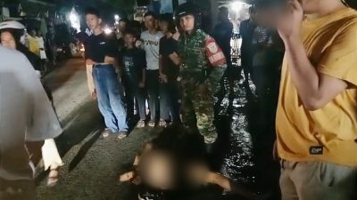 Ketahuan Korbannya, Pelaku Curanmor di Gunung Putri ini Babak Belur Dikeroyok Warga