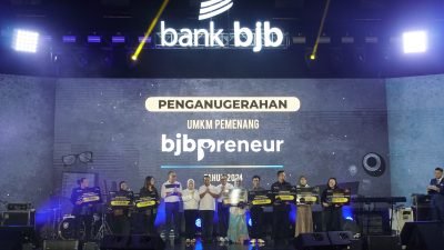 Momen HUT bank bjb ke 63, bank bjb Umumkan Para Pemenang bjbpreneur 2024