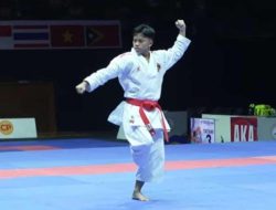Naufal Putra Diandra Sabet Emas Ajang Karate Internasional di Bangkok