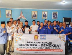 Sah! Gerindra dan Demokrat jadi Koalisi di Pilbup Bogor 2024