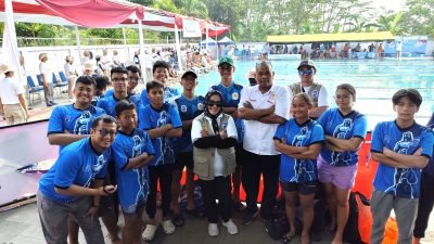 Kabid Humas KONI Kabupaten Bogor Pantau Kejurnas Selam Bogor Open 2024
