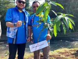 PETA KNPI Kota Bogor Lakukan Penanaman Pohon di Bantaran Sungai Ciliwung, Minta Pemkot Lakukan Ini