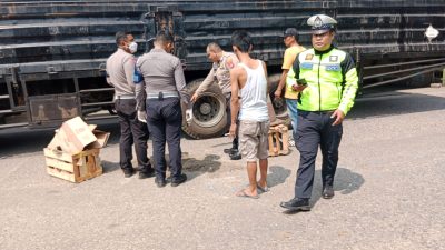 Lindas Pengendara Motor Hingga Tewas di Gunung Putri, Truk ini Malah Kabur