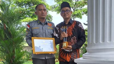 Anggota Linmas Desa Bantarsari Raih Kabupaten Award di HJB Ke-542, Ini Pesan Kades 
