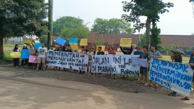 Moment HJB Ke-542, HMR dan FMD Kritisi  Kerusakan Jalan di Rumpin