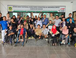 Dispora Kabupaten Bogor Lepas Keberangkatan 57 Atlet NPCI ke Pelatda Jabar