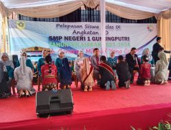 SMPN 1Gunung Putri Lepas Siswa IX Angkatan 40, Ini Pesan Kepsek