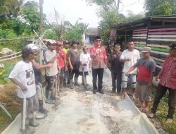 Jawab Kerinduan Warga, Pemdes Tegal Bogor Realisasikan DD Tahap 1 Bangun Jalan Baru