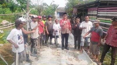 Jawab Kerinduan Warga, Pemdes Tegal Bogor Realisasikan DD Tahap 1 Bangun Jalan Baru