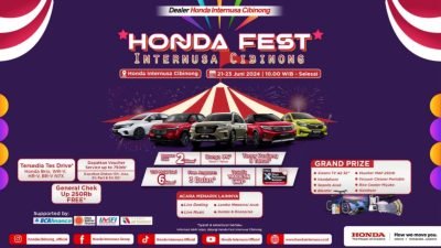 Honda internusa Cibinong Gelar Festival Untuk Masyarakat Umum Pekan Depan, Banyak Doorprize Loh! 