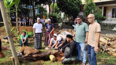 Jaringan Jurnalis Bogor Salurkan Hewan Kurban di Kinan City