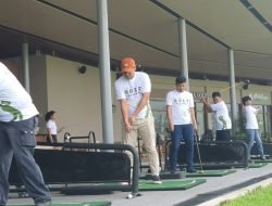 Jalin Sinergitas dengan Wartawan, Pranajaya Prestasi Gelar Event Driving Golf di Highland Sentul