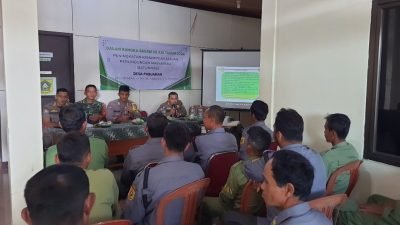 Linmas Desa Pabuaran Kemang Dilatih Pengamanan 