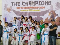 Keren, Atlet Karate Binaan Polsek Gunung Putri Sabet 6 Emas dan 16 Perak di Kejuaraan Karate Koni Kabupaten Bogor