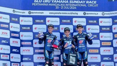Bikin Bangga, Pebalap Muda asal Cibinong Raih Podium di Mandalika