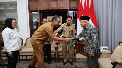 Bertemu Wapres Ma’ruf Amin, Asmawa Tosepu Diminta Lanjutkan Penataan Kawasan Puncak