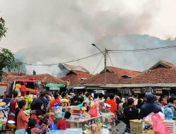 Update Terbakarnya Pasar Ciampea Indah, Petugas Keamanan Sebut Api Berawal dari Kios Ikan Asin