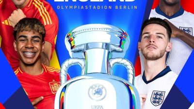 Prediksi Spanyol vs Inggris di Final Euro 2024