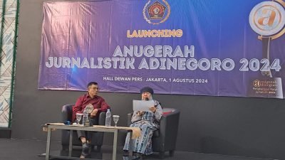 PWI Kembali Gelar Anugerah Jurnalistik Adinegoro 2024, Ini Kriterianya