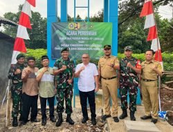 Danyonbekang 1/TBY/1 Kostrad Resmikan Sumur Bor untuk Ketersediaan Air Bersih di Kelurahan Cibinong