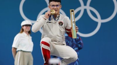 Pecahkan Rekor Olimpiade, Rizki Julansyah Sabet Emas Kedua Kontingen Merah Putih
