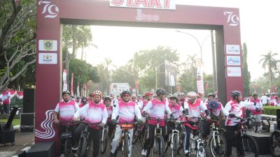 ISSI Kabupaten Bogor Turut Sukseskan Gelar Fun Bike Semarak Kemerdekaan 2024