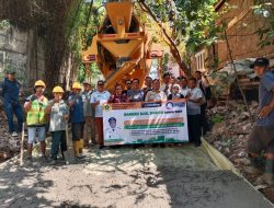 Samisade 2024 Tahap Satu Rampung, Udin Saputra Minta Masyarakat Ikut Merawat Jalan Betonisasi