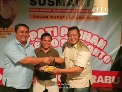 Relawan Prabu F1 Milenial Resmikan Posko Pemenangan Rudy Susmanto di Ciampea