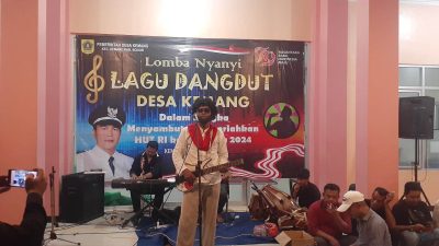 Unik, Pemdes Kemang Adakan Lomba Nyanyi Lagu Dangdut untuk Meriahkan HUT RI Ke-79