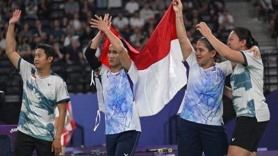 Ganda Campuran Indonesia Sabet Medali Emas Badminton Paralimpiade Paris 2024