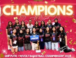 Tim Basket SMPN 1 Kota Bogor Sabet Juara Revolt Basketball Championship 2024