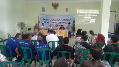 Penyelamatan Aset Situ Kemang dan Cilala, BBWS Sosialisasi Kajian dan Penetepan Sempadan Situ