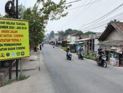Dear Pengendara!!! Imbas Pembangunan Jembatan Kongsi Ciseeng, Jalan Menuju Parung dan Gunungsindur Bakal Dialihkan, Ini Rutenya