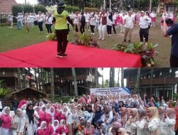 Cabup Bogor Rudy Susmanto Senam Sehat bersama Warga Ciawi