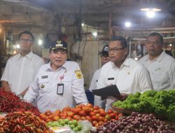 Sidak ke Pasar Cileungsi, Pj Bupati Temukan Harga Komuditas Pangan Diatas HET
