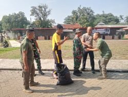 Karya Bhakti, TNI-Polri Bersama Warga Ciptakan Lingkungan Bersih di Kawasan Situ Kemang