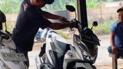 Selesai Pelantikan PTPS, Motor Milik Panwascam Rumpin Digondol Maling