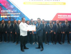Hilman Hidayat Resmi Lantik Pengurus PWI dan IKWI Kota Bogor Periode 2024-2027