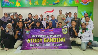 NPCI Kabupaten Bogor Magnet Study Banding Tata Kelola Organisasi dan Pembinaan Atlet