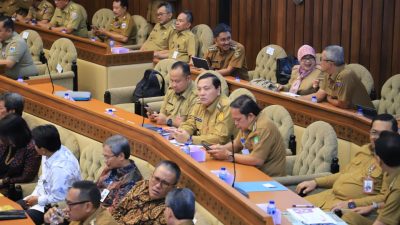 Dukung Suksesi Pilkada Serentak 2024, Pj. Bupati Bogor Hadir RDP bersama Komisi II DPR RI 